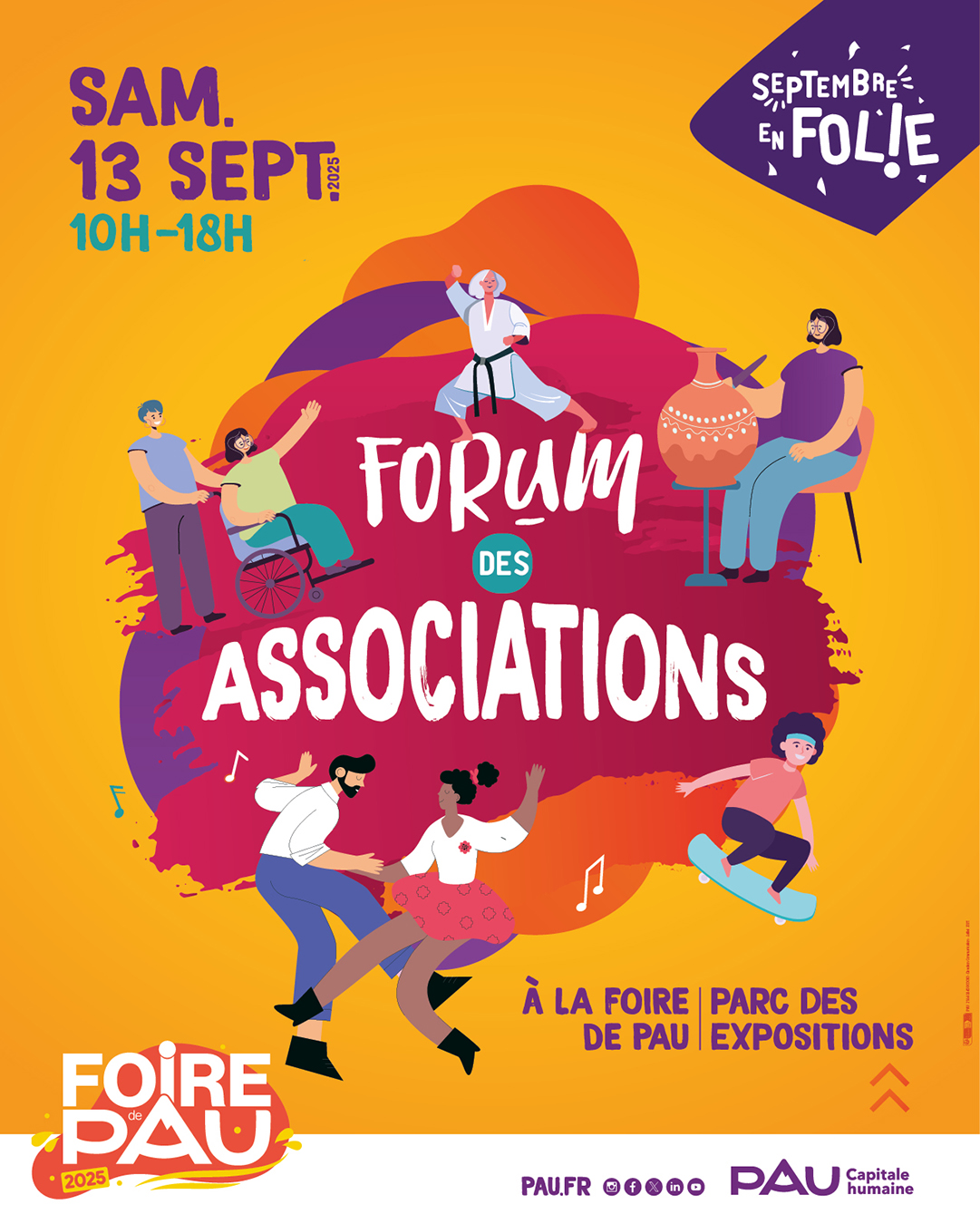 foire de pau 2025 forum des associations