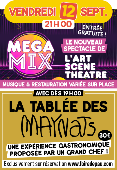 foire de pau 2025 soiree vendredi 12 septembre