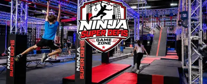 game zone ninja super defis foire de pau 2026 parcours logo