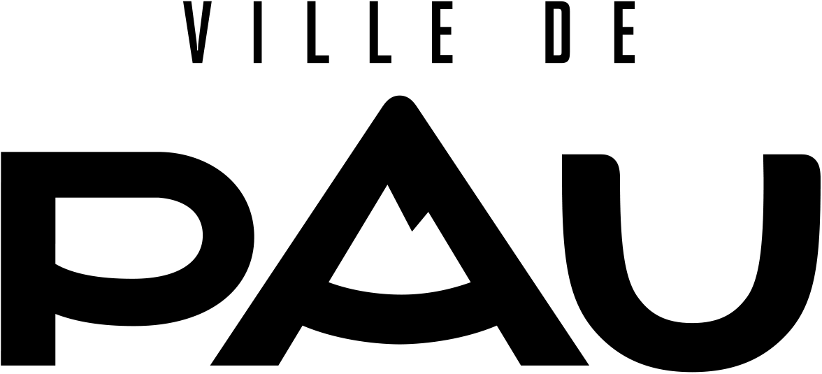 logo ville de pau noir